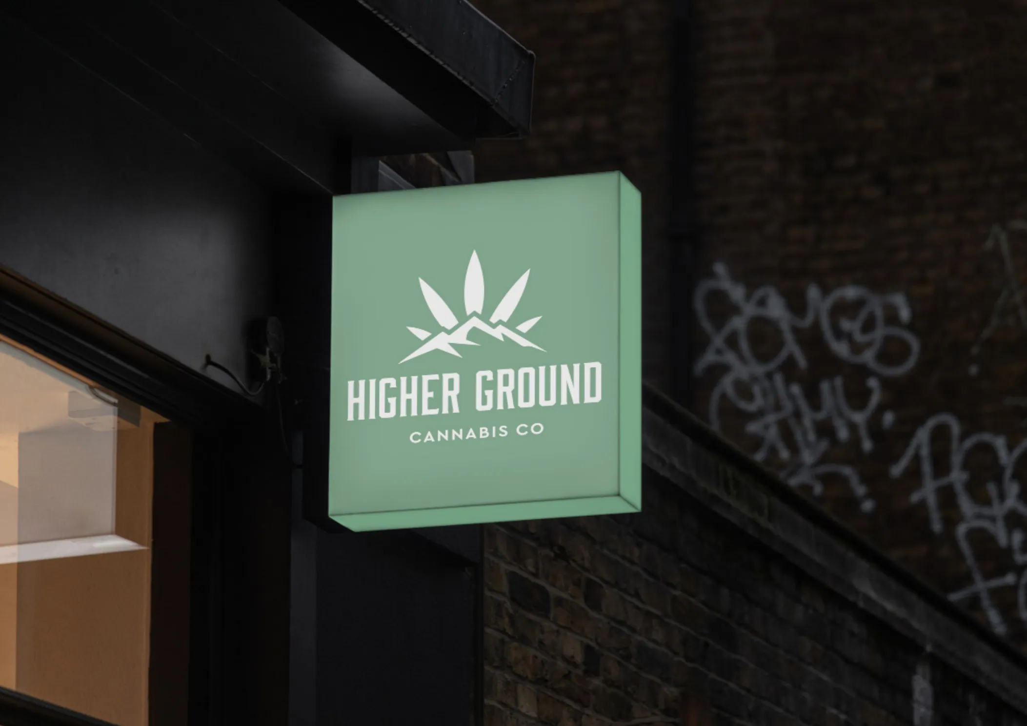 Higher Ground Cannabis brand identity 3